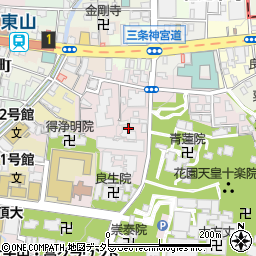 京都府京都市東山区粟田口三条坊町周辺の地図