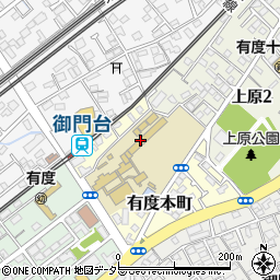 静岡市立清水有度第一小学校周辺の地図