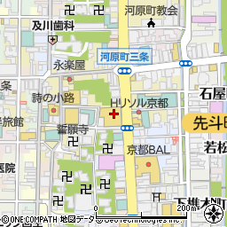 株式会社ロフト京都ロフト周辺の地図