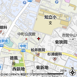愛知県知立市中町家下24-1周辺の地図