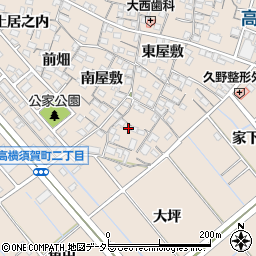 愛知県東海市高横須賀町辰巳屋敷9周辺の地図