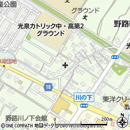滋賀県草津市野路町378周辺の地図