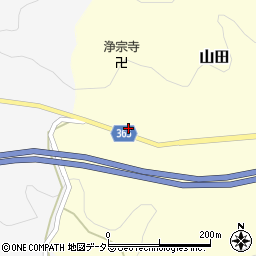 兵庫県佐用郡佐用町山田108周辺の地図