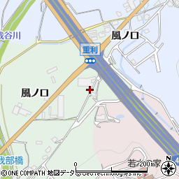 京都府亀岡市曽我部町重利風ノ口29-2周辺の地図