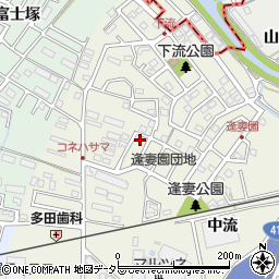 愛知県知立市牛田町（コネハサマ）周辺の地図