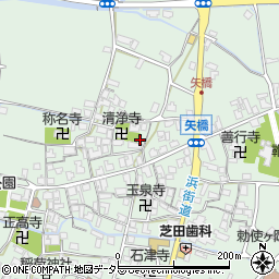 滋賀県草津市矢橋町1386-1周辺の地図