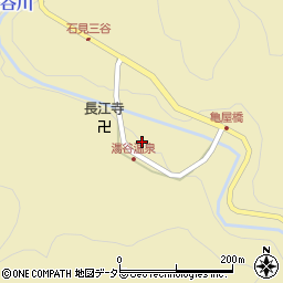 湯谷温泉　弥山荘周辺の地図