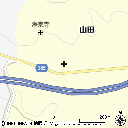 兵庫県佐用郡佐用町山田94周辺の地図