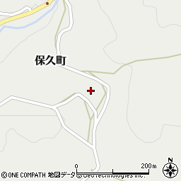 愛知県岡崎市保久町下モ上ケ周辺の地図