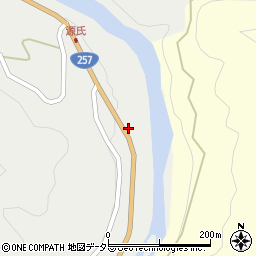 愛知県新城市愛郷南貝津58周辺の地図