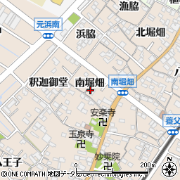 愛知県東海市養父町南堀畑周辺の地図