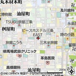 京都府京都市中京区朝倉町530周辺の地図
