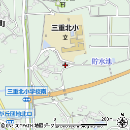 三重県四日市市山之一色町129周辺の地図