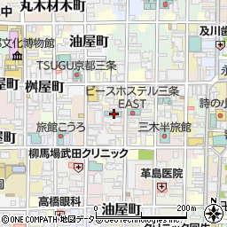京都府京都市中京区朝倉町531周辺の地図