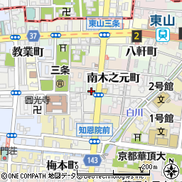 京都府京都市東山区進之町周辺の地図