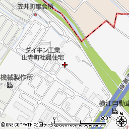 滋賀県草津市山寺町1176-6周辺の地図