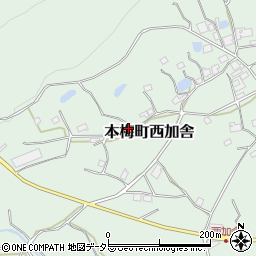 京都府亀岡市本梅町西加舎斧磨40周辺の地図