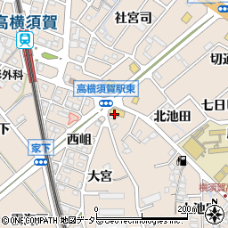 秀友館横須賀校周辺の地図