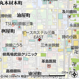 京都府京都市中京区朝倉町532周辺の地図