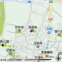 滋賀県草津市矢橋町1385周辺の地図