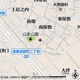 愛知県東海市高横須賀町前畑周辺の地図