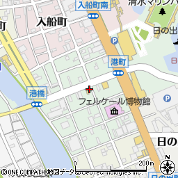 セブンイレブン清水港町店周辺の地図