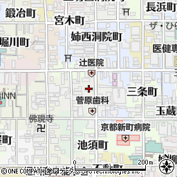 アスヴェル京都三条通周辺の地図