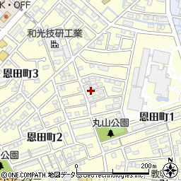 愛知県刈谷市恩田町周辺の地図