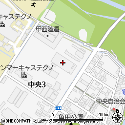 滋賀県湖南市中央3丁目8周辺の地図