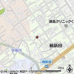 静岡県静岡市清水区楠新田355周辺の地図