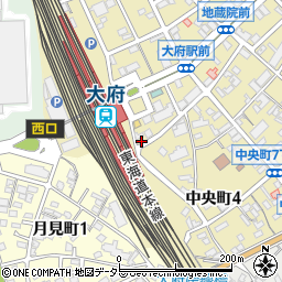 名鉄協商大府駅前第３駐車場周辺の地図