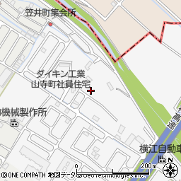 滋賀県草津市山寺町1176-5周辺の地図