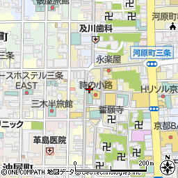 ほう臼庵新京極店周辺の地図