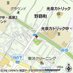 滋賀県草津市野路町409-1周辺の地図