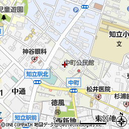 知立銀座タワーマンション周辺の地図