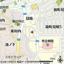 京都府亀岡市篠町篠野田周辺の地図