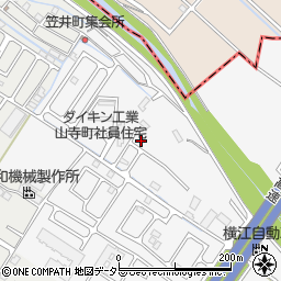 滋賀県草津市山寺町1176-4周辺の地図