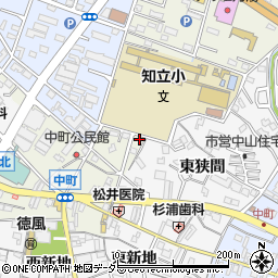 愛知県知立市中町家下26周辺の地図
