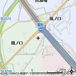 京都府亀岡市曽我部町重利風ノ口25周辺の地図