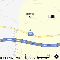 兵庫県佐用郡佐用町山田131周辺の地図