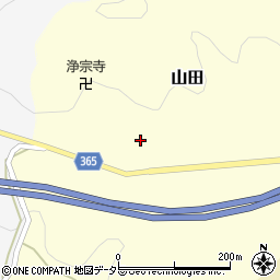 兵庫県佐用郡佐用町山田95周辺の地図