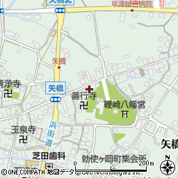 滋賀県草津市矢橋町1451周辺の地図