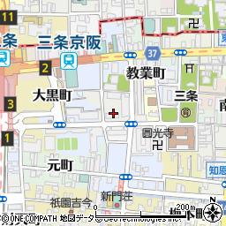 京都府京都市東山区若竹町周辺の地図
