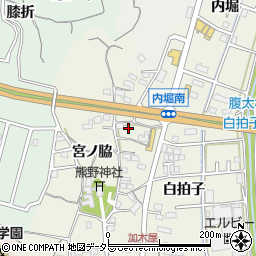 愛知県東海市加木屋町白拍子17周辺の地図