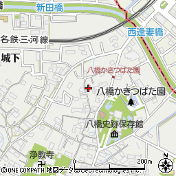 愛知県知立市八橋町登城周辺の地図
