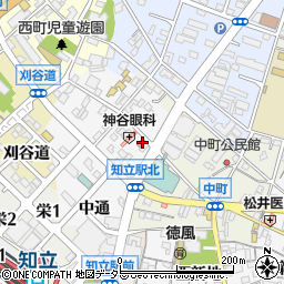 知立本町郵便局 ＡＴＭ周辺の地図