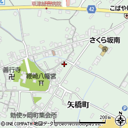 滋賀県草津市矢橋町1233-18周辺の地図