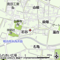 愛知県豊田市和会町岩谷周辺の地図