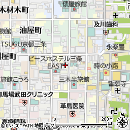 京都府京都市中京区白壁町432周辺の地図