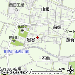 愛知県豊田市和会町（岩谷）周辺の地図